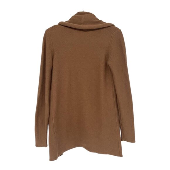 Aritzia Babaton Beekman Cashmere Wool Cardigan Size Small Camel Brown - Picture 3 of 6